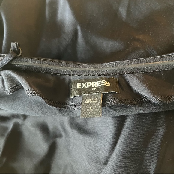 Satin cross back one shoulder dress - Picture 5 of 5